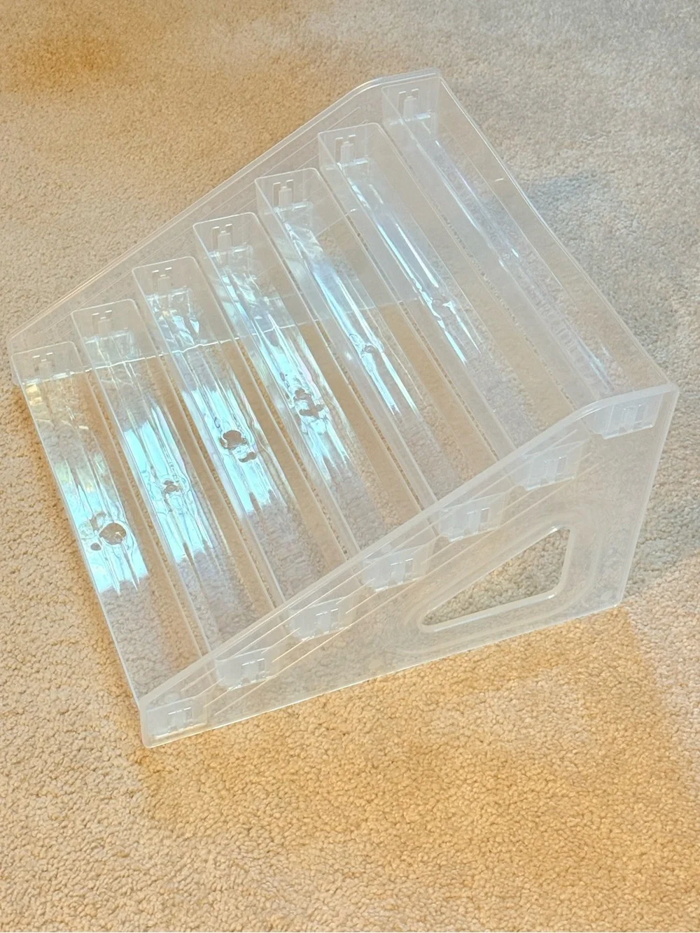 Clear Acrylic Multi-Layer Cosmetic Organizer - Transparent
